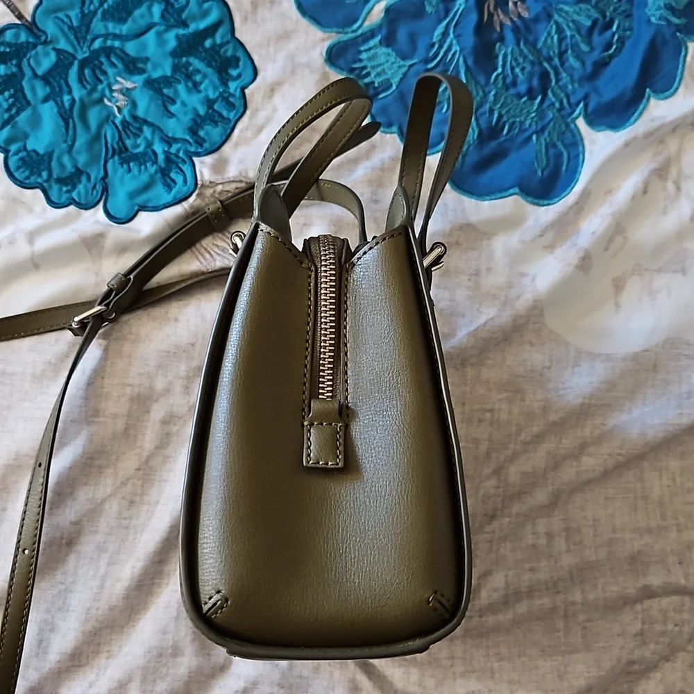 Marc Jacobs Little Big Shot Top Handle Satchel in Medium Green - Picture 7 of 12